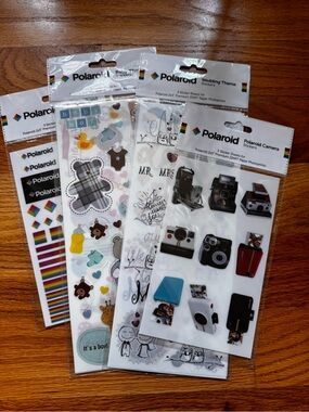 Polaroid Sticker Sheets Pack of 4
